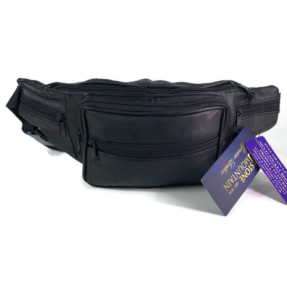 Stone Mountain Men’s Leather Belt Bag